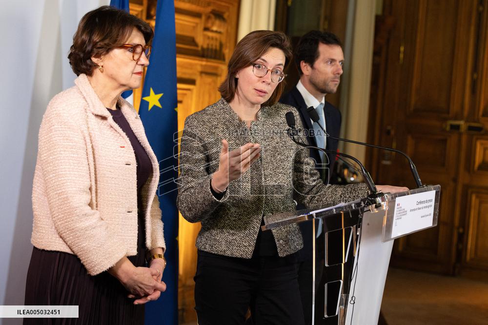 Press Conference at the Agricultural Ministry - Paris
