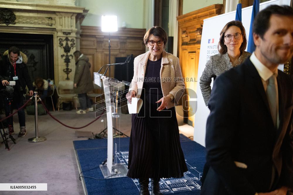 Press Conference at the Agricultural Ministry - Paris