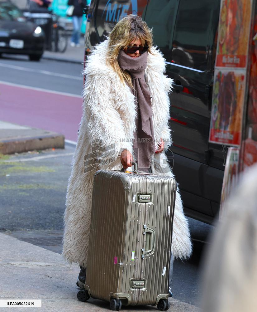 Heidi Klum and Tom Kaulitz out in New York