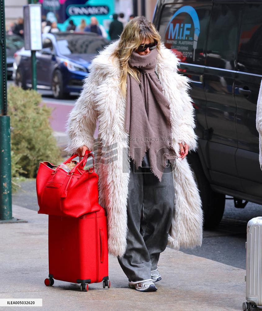 Heidi Klum and Tom Kaulitz out in New York