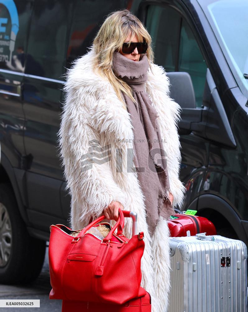 Heidi Klum and Tom Kaulitz out in New York