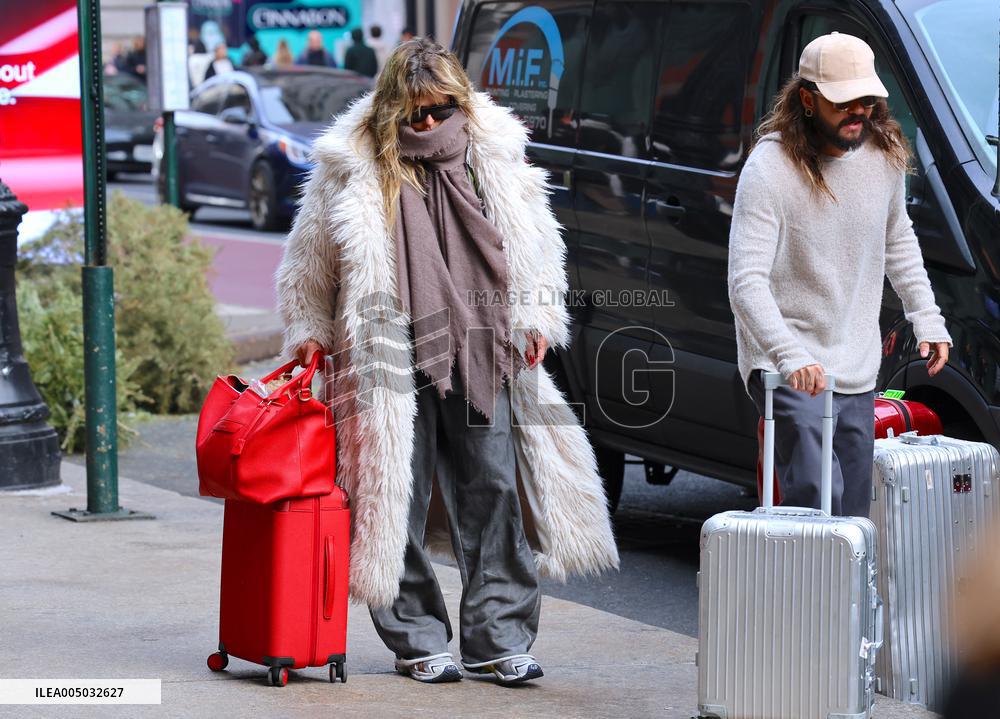 Heidi Klum and Tom Kaulitz out in New York