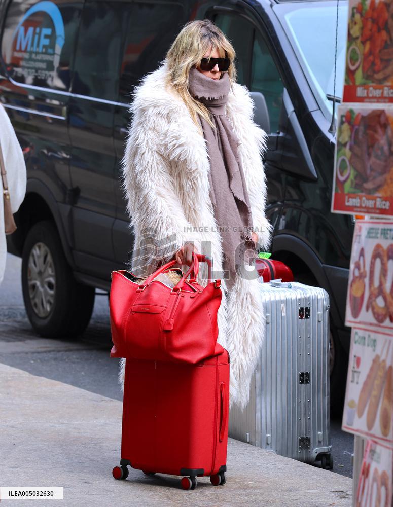 Heidi Klum and Tom Kaulitz out in New York