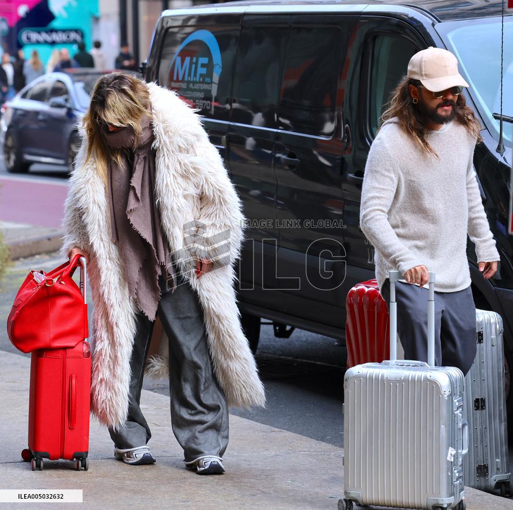 Heidi Klum and Tom Kaulitz out in New York
