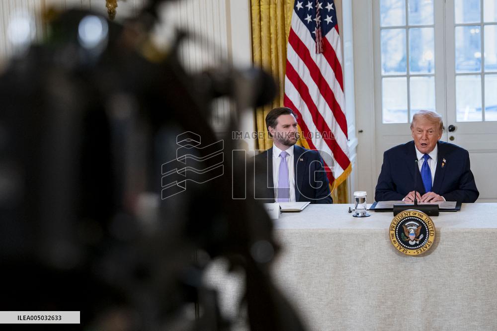 President Trump Meets With Oil and Gas Executives in Washington, DC