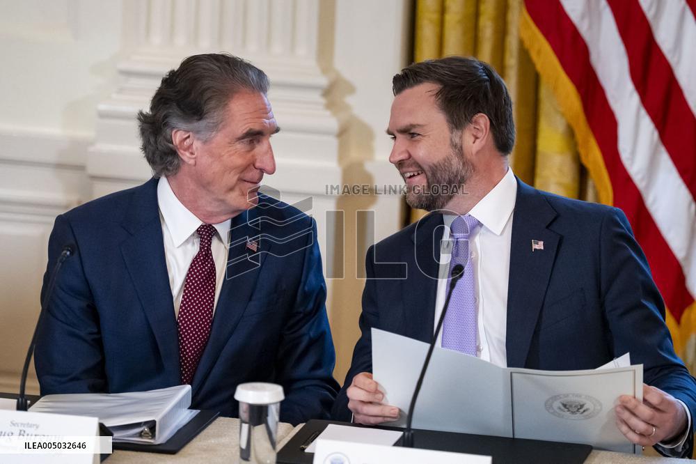 President Trump Meets With Oil and Gas Executives in Washington, DC