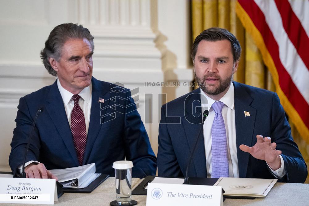 President Trump Meets With Oil and Gas Executives in Washington, DC