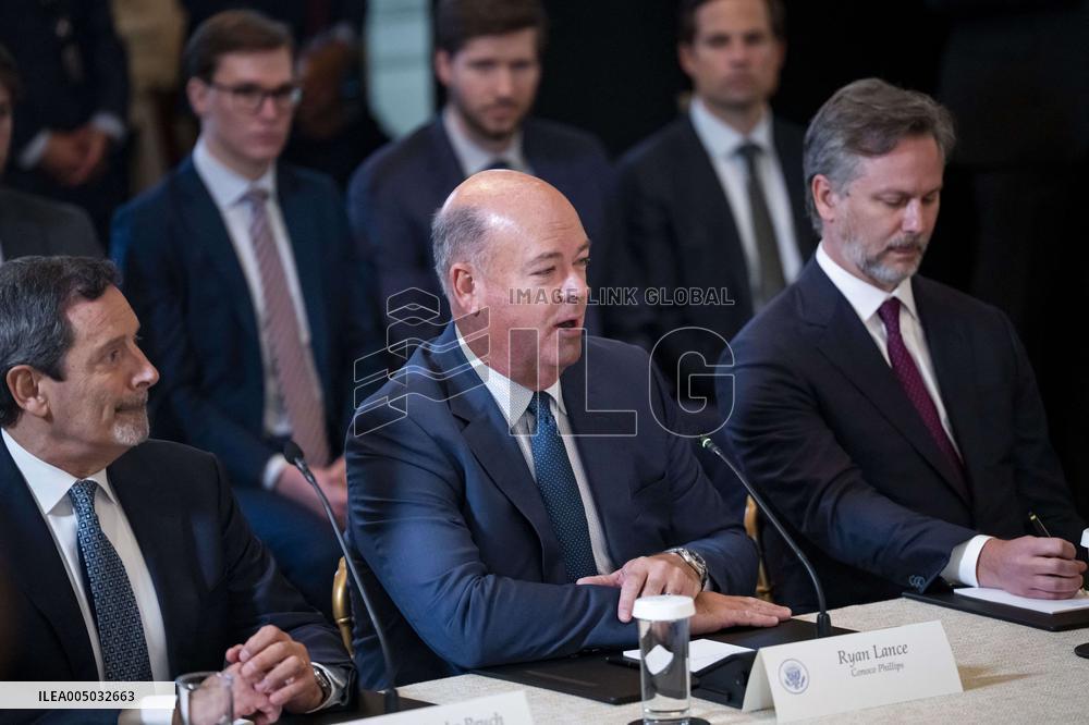 President Trump Meets With Oil and Gas Executives in Washington, DC