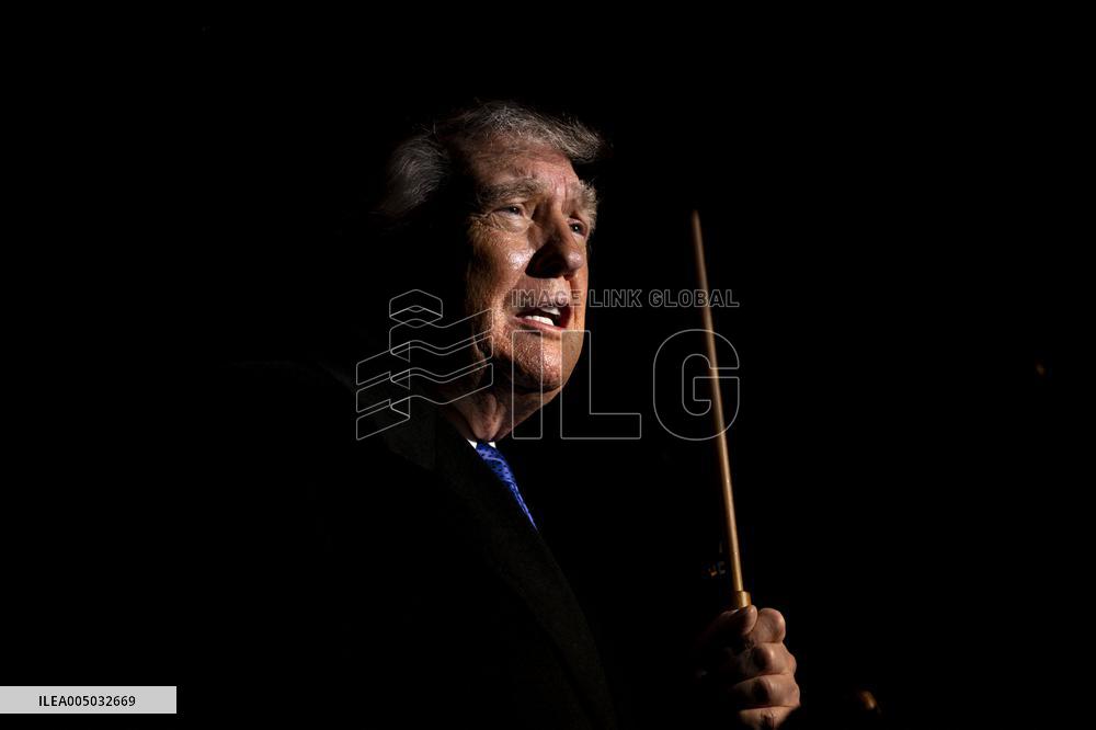President Donald Trump Departs the White House in Washington, DC
