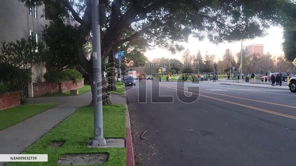 US: U-Haul Truck Drives Into Crowd at Anti-Iran Regime Protest in Los Angeles 4