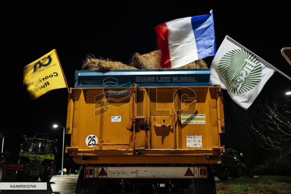 Farmers Protest in Montauban