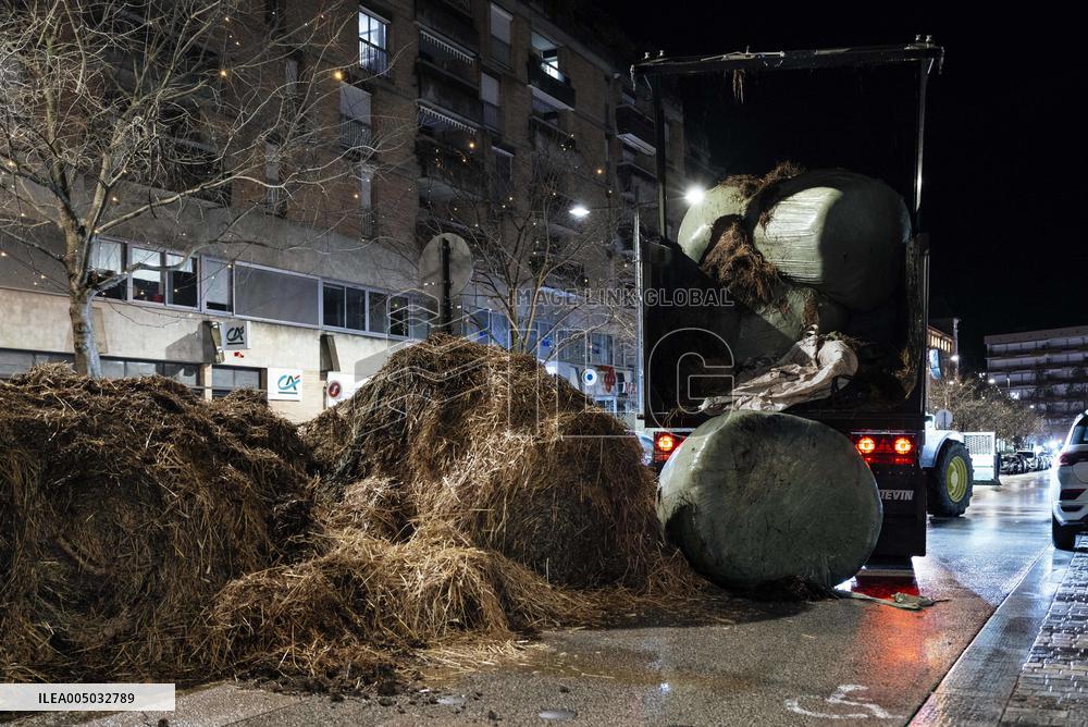 Farmers Protest in Montauban