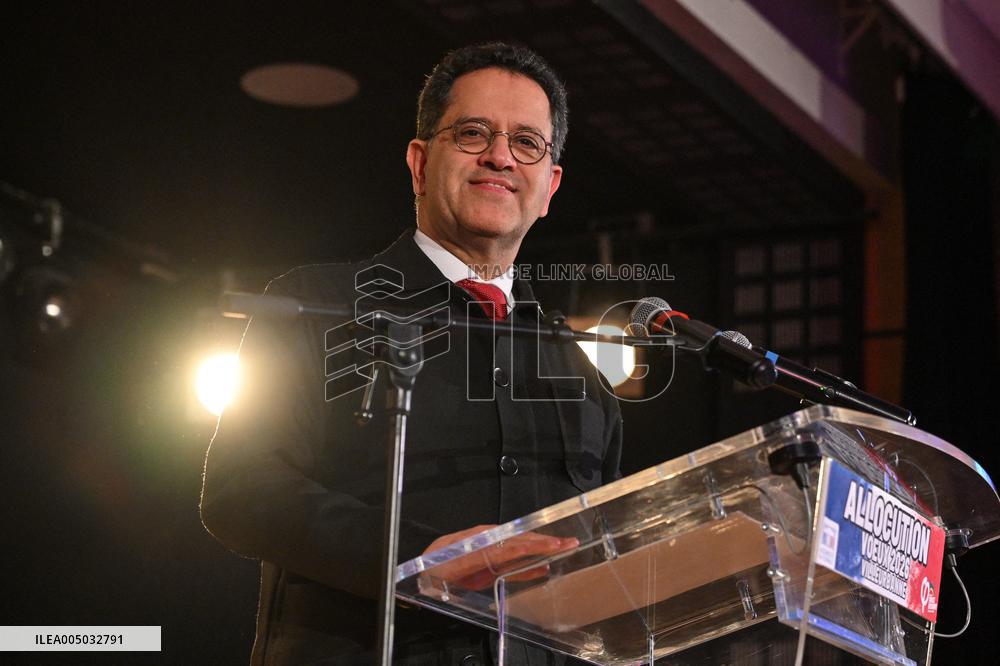 Republican New Year Banquet with Jean-Luc Melenchon - Villeurbanne