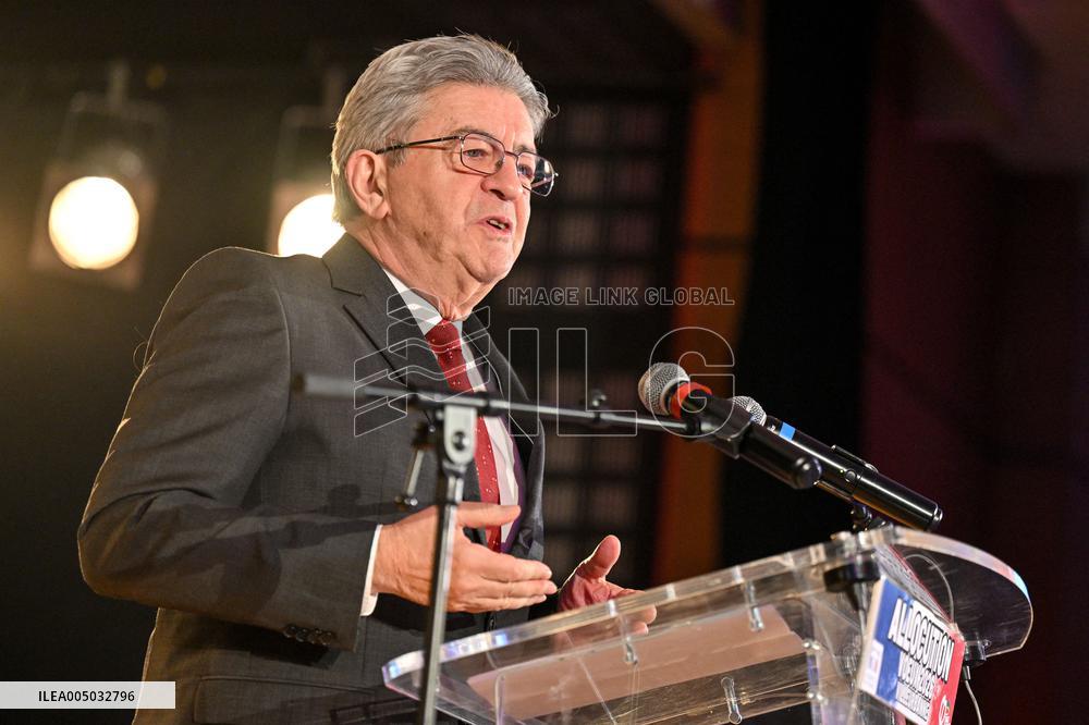 Republican New Year Banquet with Jean-Luc Melenchon - Villeurbanne