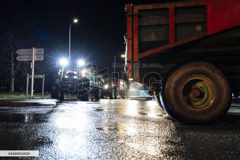 Farmers Protest in Montauban