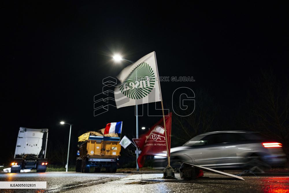 Farmers Protest in Montauban
