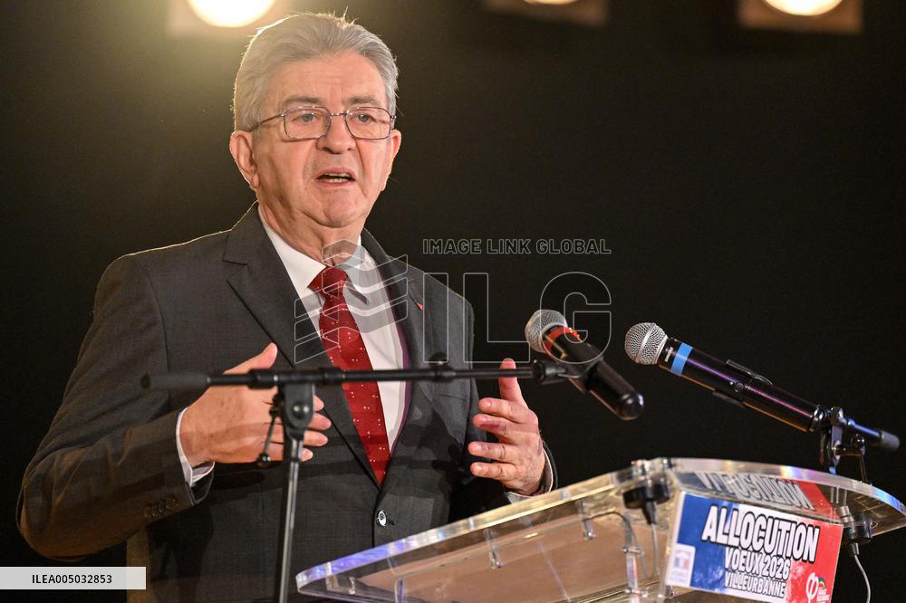 Republican New Year Banquet with Jean-Luc Melenchon - Villeurbanne