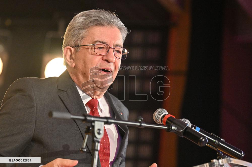 Republican New Year Banquet with Jean-Luc Melenchon - Villeurbanne