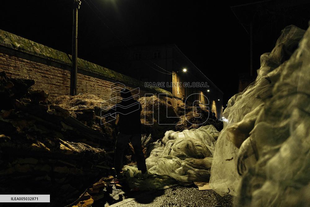 Farmers Protest in Montauban