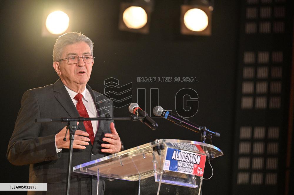 Republican New Year Banquet with Jean-Luc Melenchon - Villeurbanne