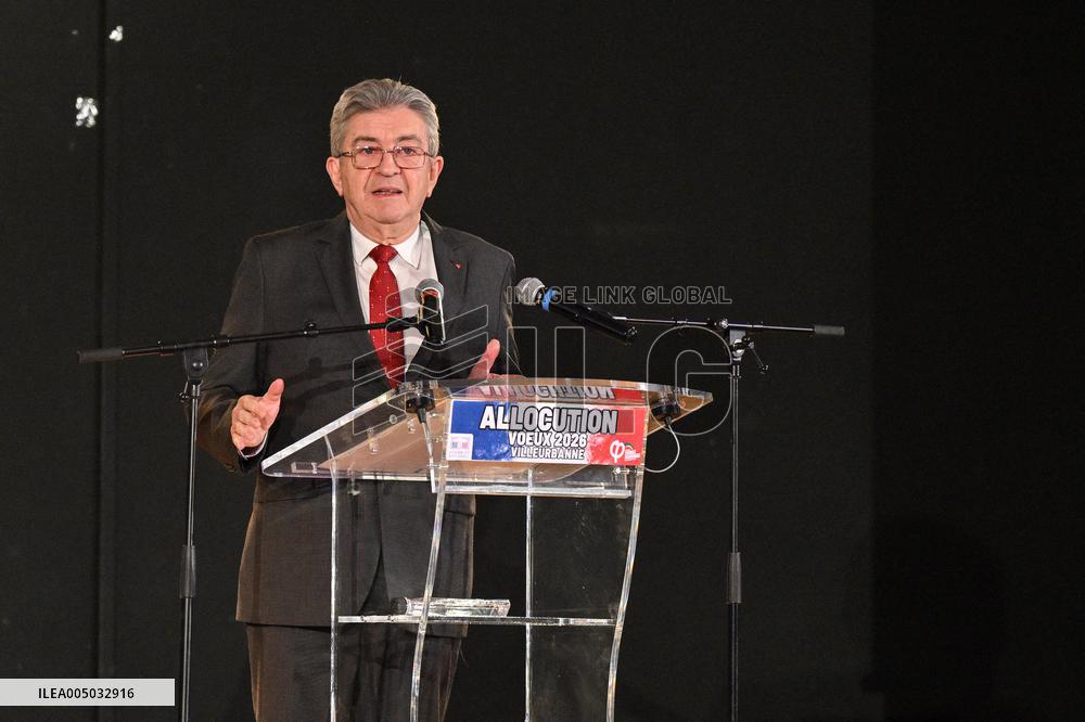 Republican New Year Banquet with Jean-Luc Melenchon - Villeurbanne