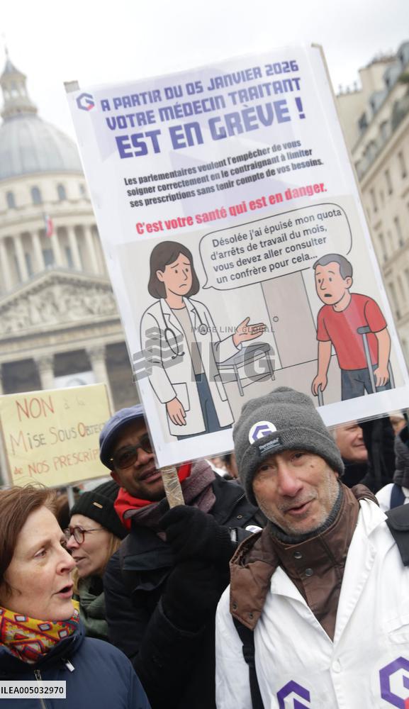 Doctors Protest - Paris