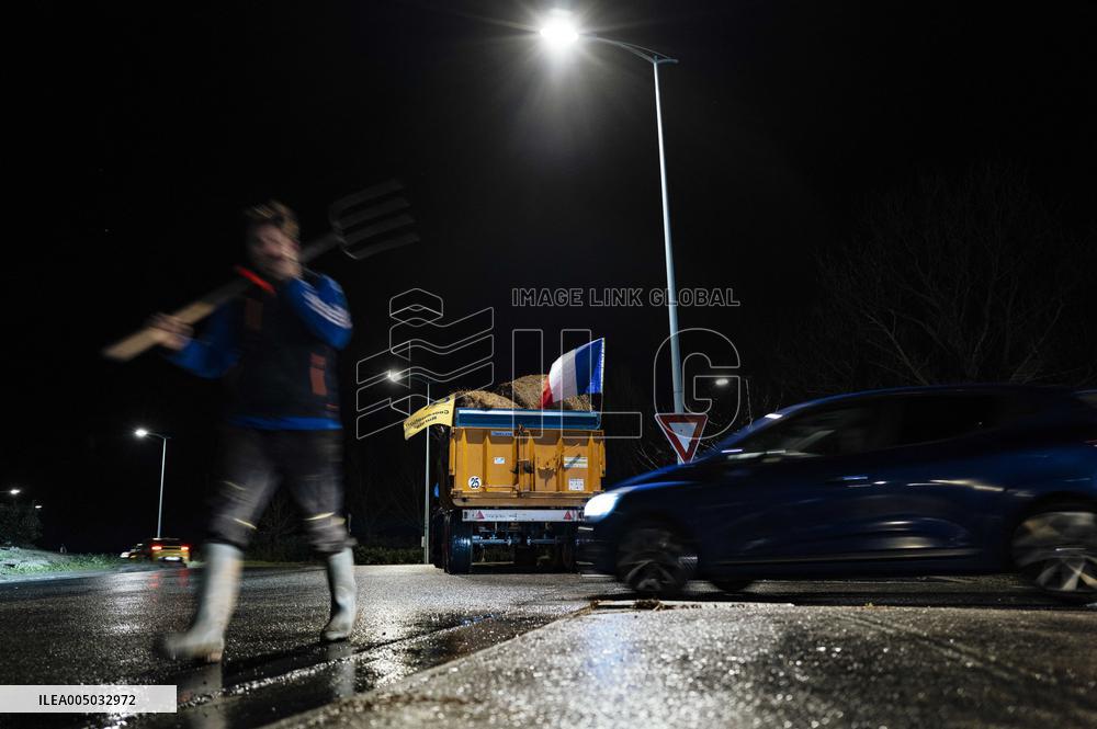 Farmers Protest in Montauban