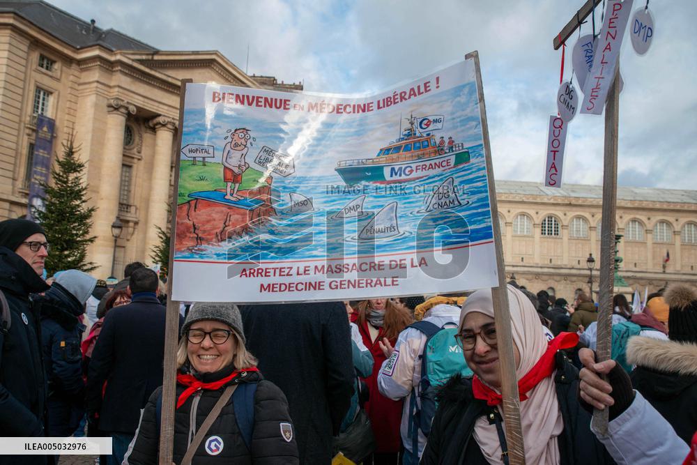 Doctors Protest Against Health Reform - Paris