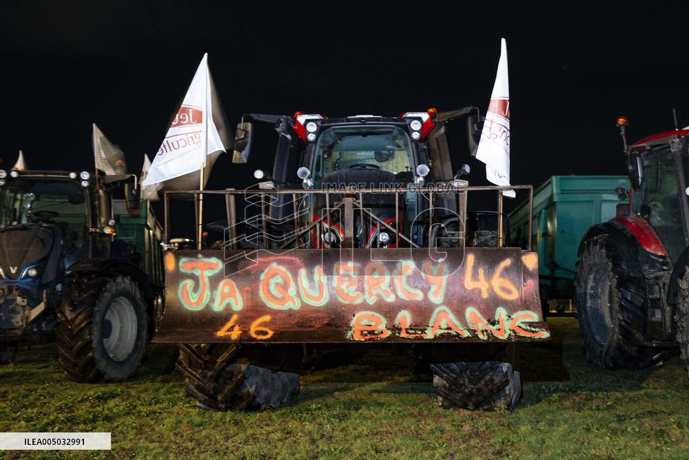 Farmers Protest in Montauban