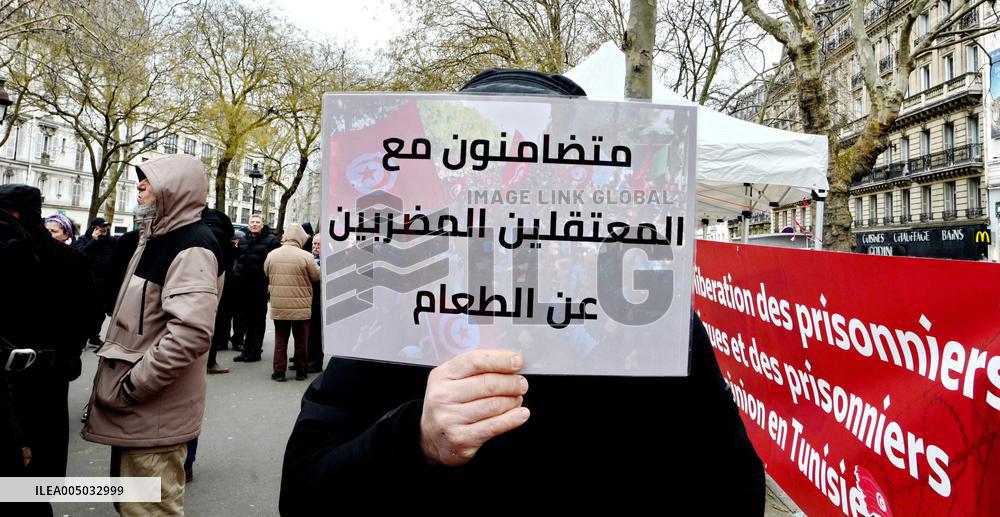 Rally Against Repression In Tunisia - Paris