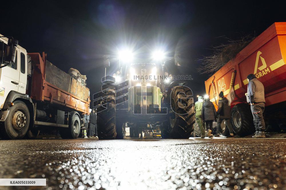 Farmers Protest in Montauban