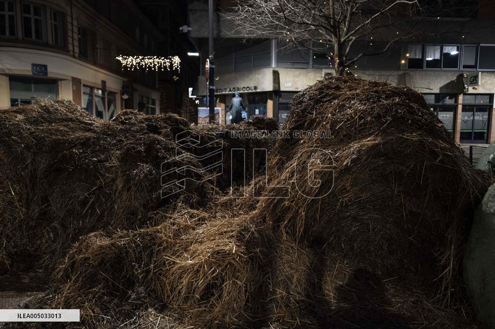 Farmers Protest in Montauban