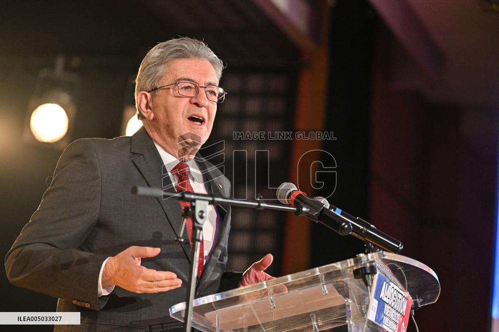 Republican New Year Banquet with Jean-Luc Melenchon - Villeurbanne