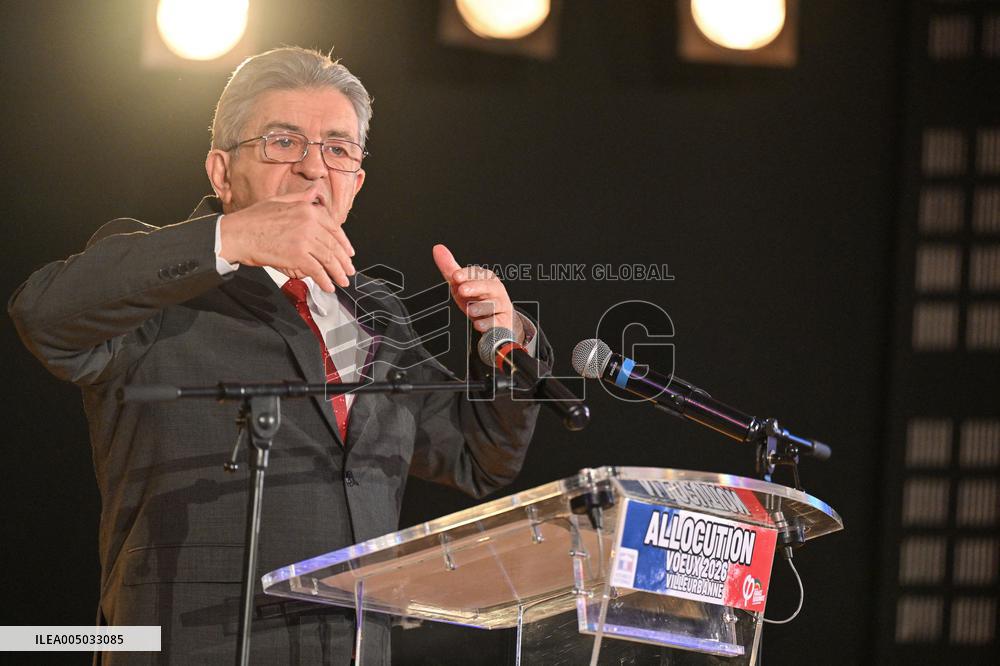 Republican New Year Banquet with Jean-Luc Melenchon - Villeurbanne