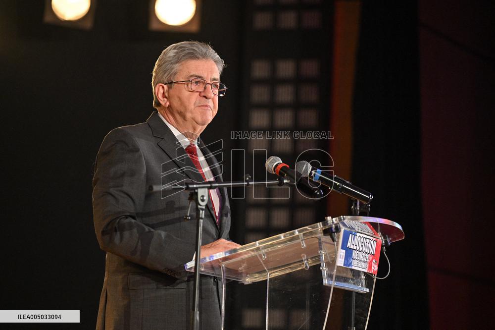 Republican New Year Banquet with Jean-Luc Melenchon - Villeurbanne