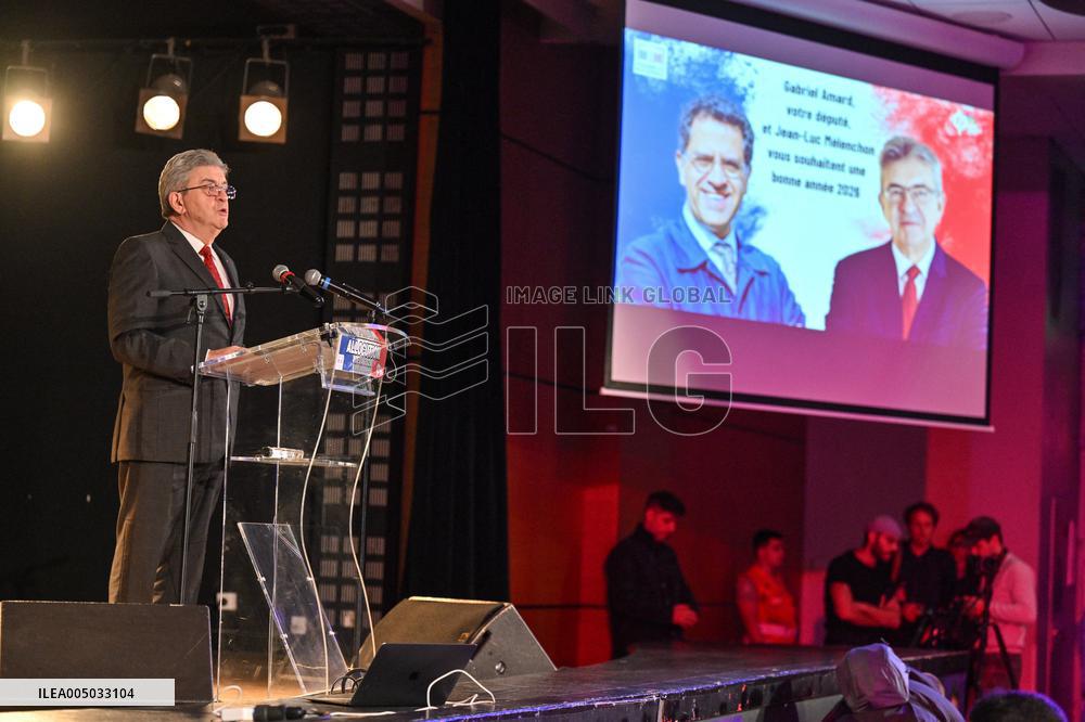 Republican New Year Banquet with Jean-Luc Melenchon - Villeurbanne