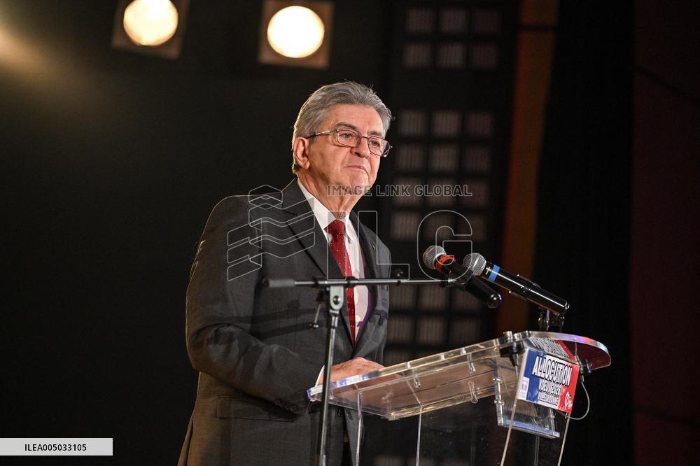 Republican New Year Banquet with Jean-Luc Melenchon - Villeurbanne