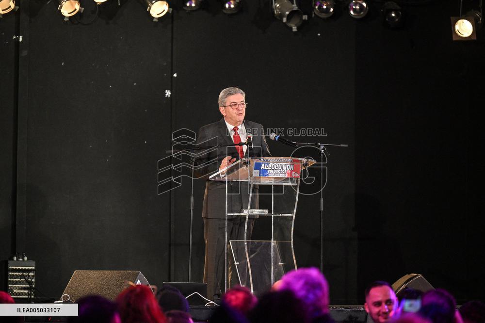 Republican New Year Banquet with Jean-Luc Melenchon - Villeurbanne