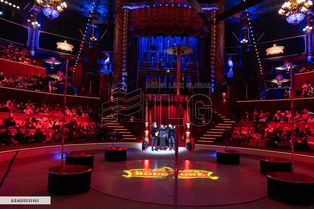 Stephane Rolland Event At Bouglione Winter Circus