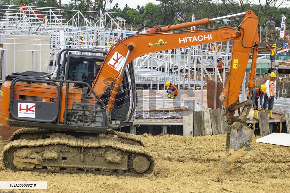 Temporary And Permanent Housing After Cyclone - Aceh Tamiang