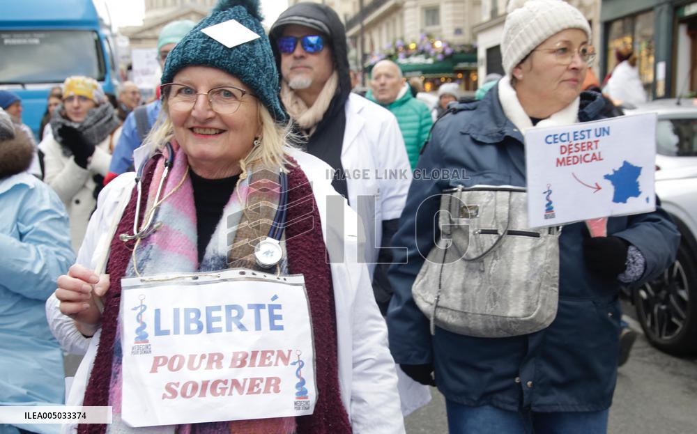 Doctors Protest - Paris