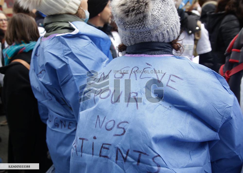 Doctors Protest - Paris