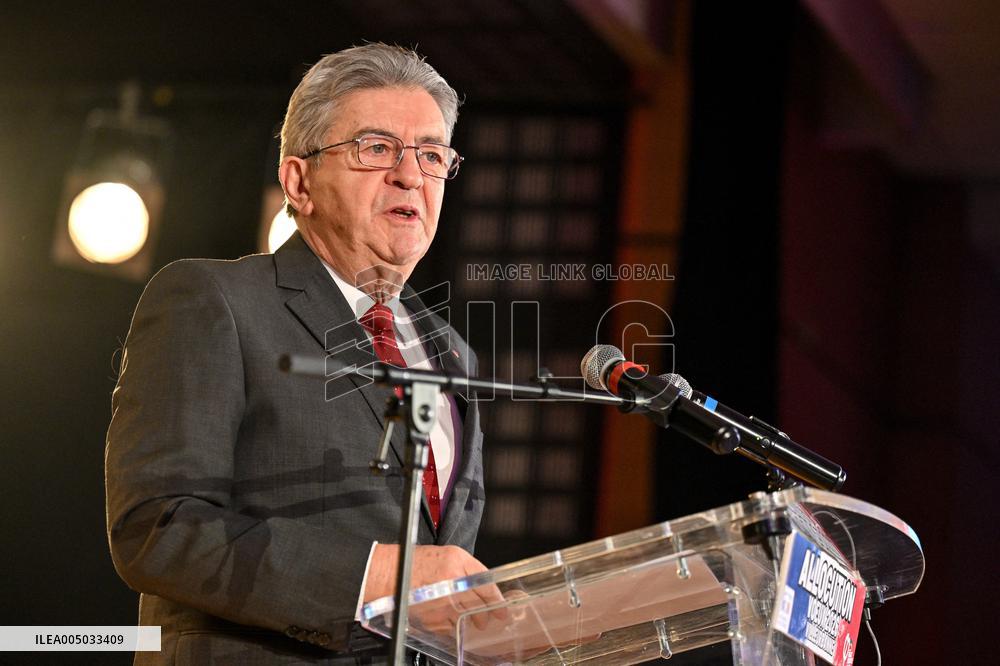 Republican New Year Banquet with Jean-Luc Melenchon - Villeurbanne