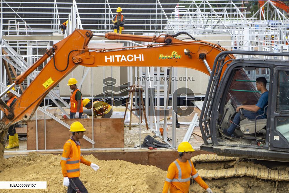 Temporary And Permanent Housing After Cyclone - Aceh Tamiang
