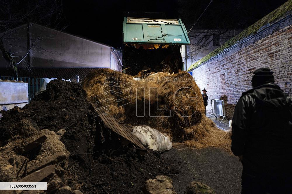 Farmers Protest in Montauban
