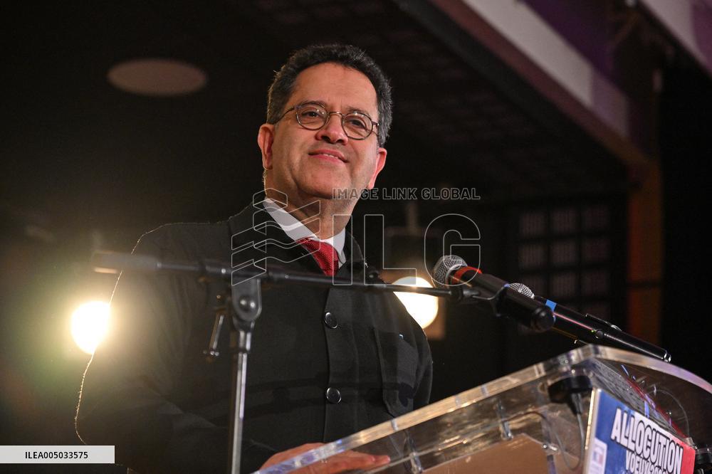 Republican New Year Banquet with Jean-Luc Melenchon - Villeurbanne