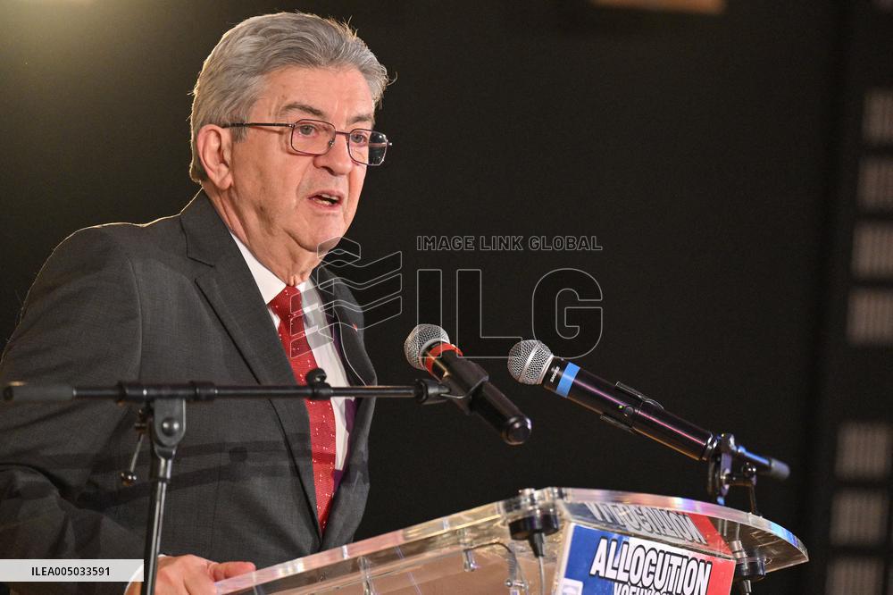 Republican New Year Banquet with Jean-Luc Melenchon - Villeurbanne