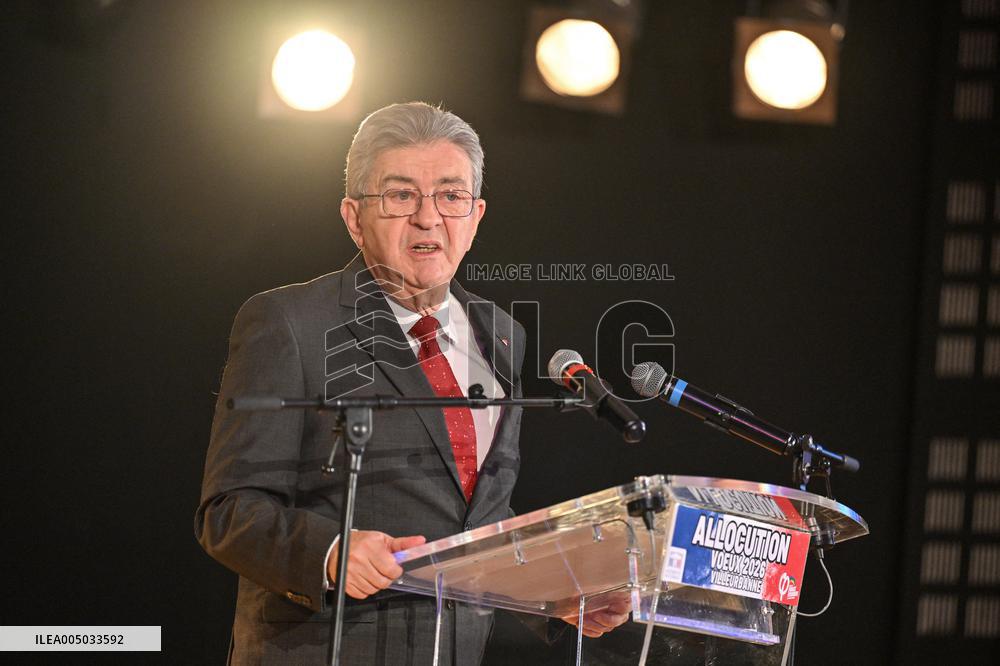 Republican New Year Banquet with Jean-Luc Melenchon - Villeurbanne