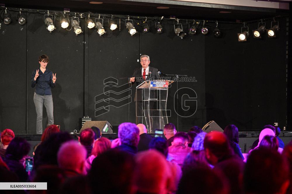 Republican New Year Banquet with Jean-Luc Melenchon - Villeurbanne