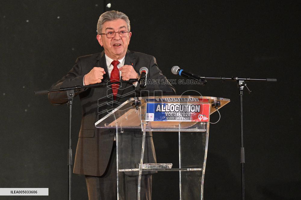 Republican New Year Banquet with Jean-Luc Melenchon - Villeurbanne